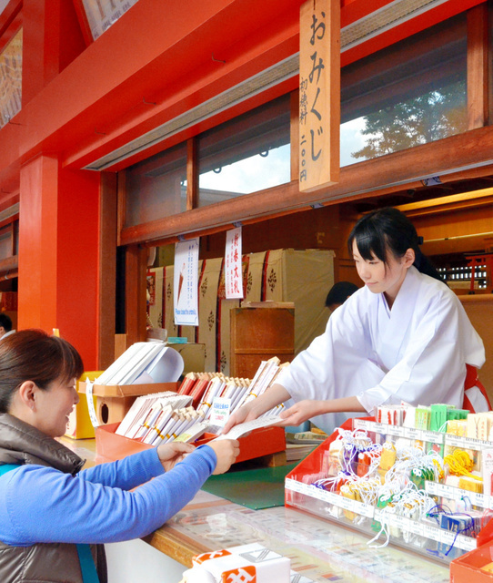 城南宮と伏見稲荷神社の 大大吉 おみくじ 緋袴白書 備忘録